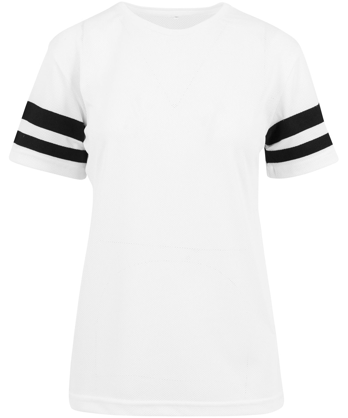 Women's mesh stripe tee