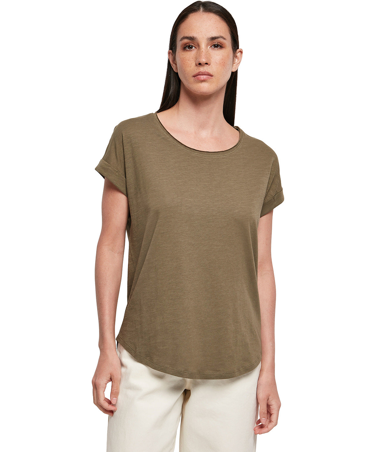 Women's long slub tee