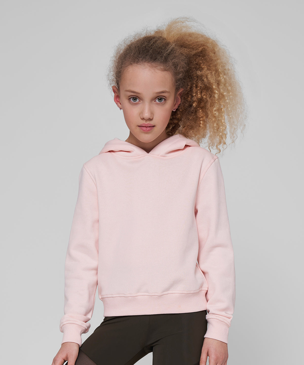 Girls cropped sweat hoodie