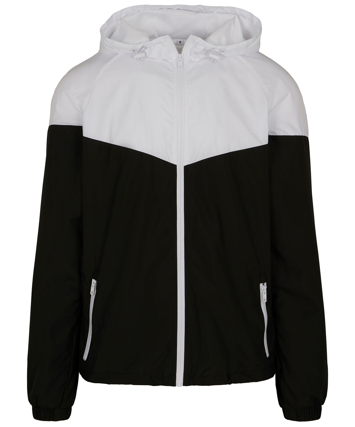 Two-tone tech windrunner jacket