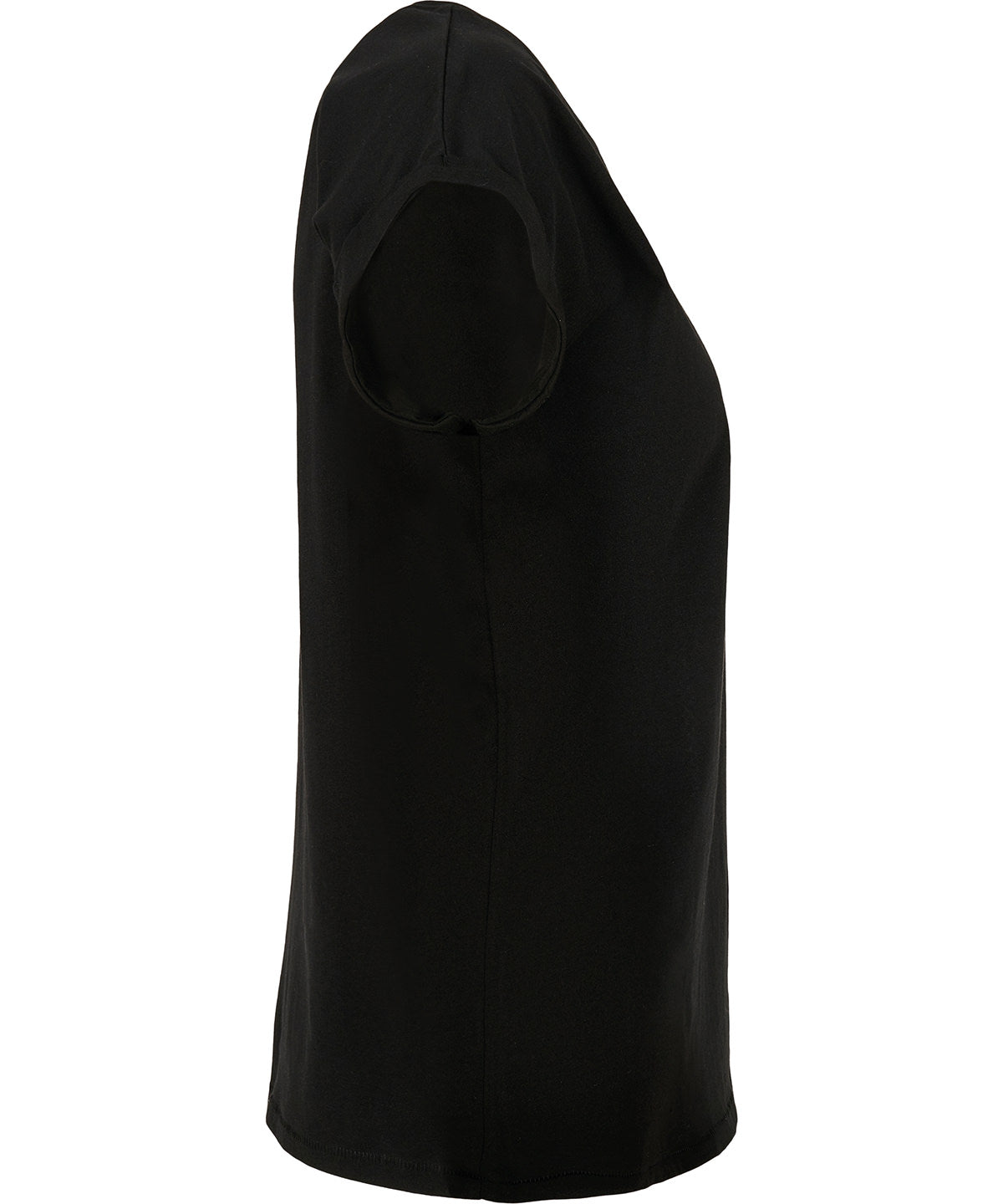 Women's organic extended shoulder tee