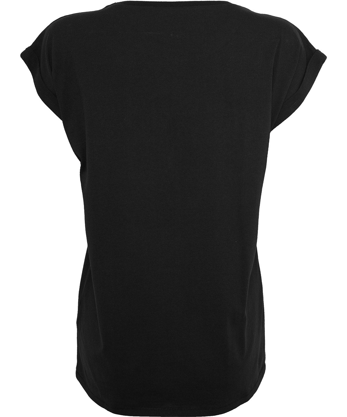 Women's organic extended shoulder tee