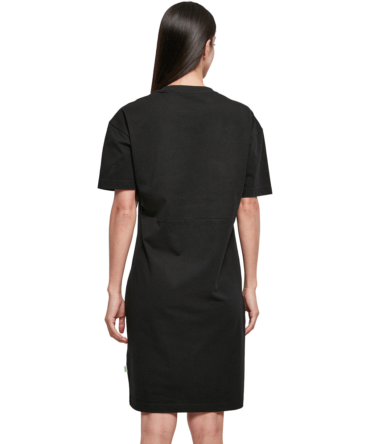 Women's organic oversizes slit tee dress