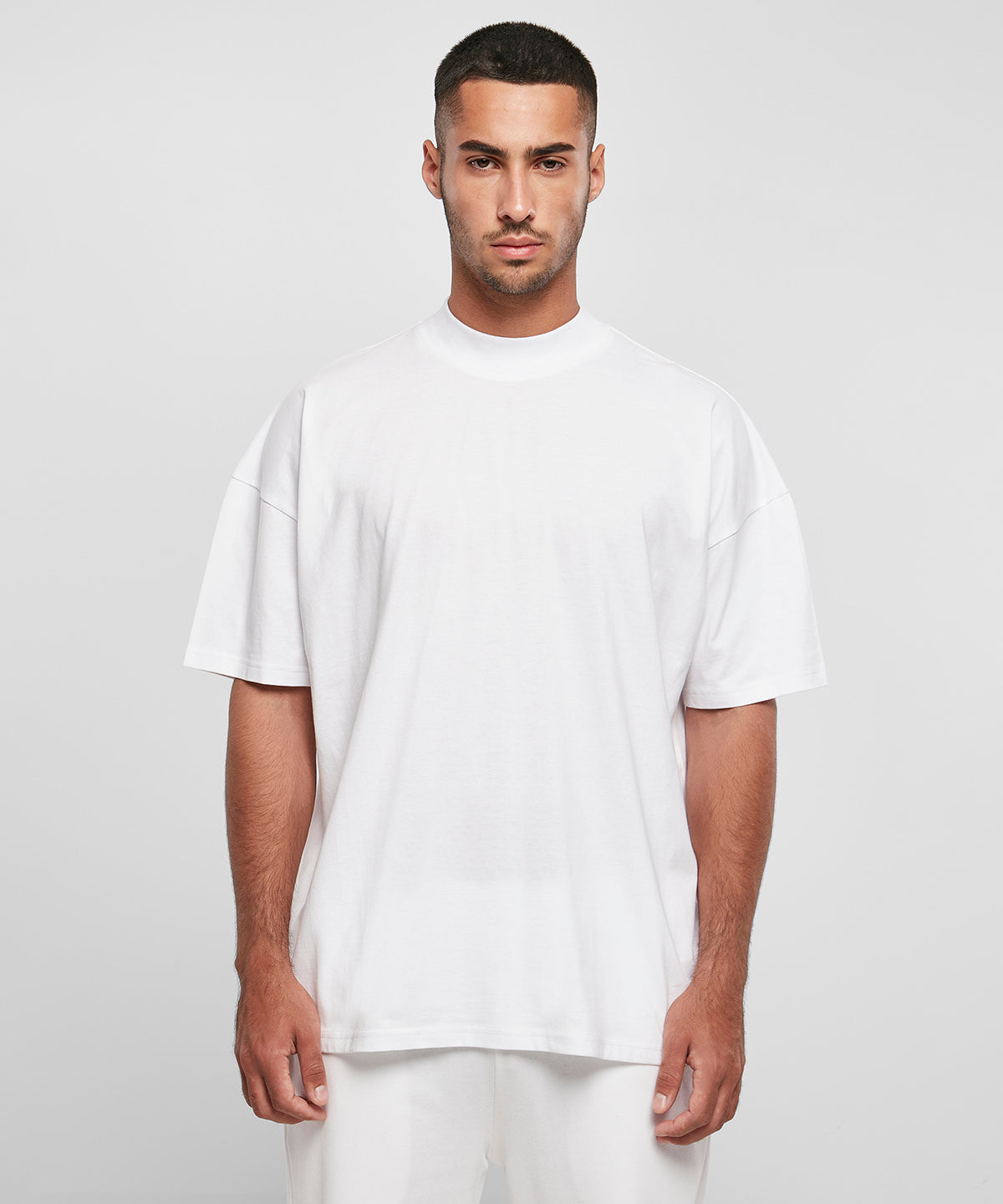 Oversized mock neck tee