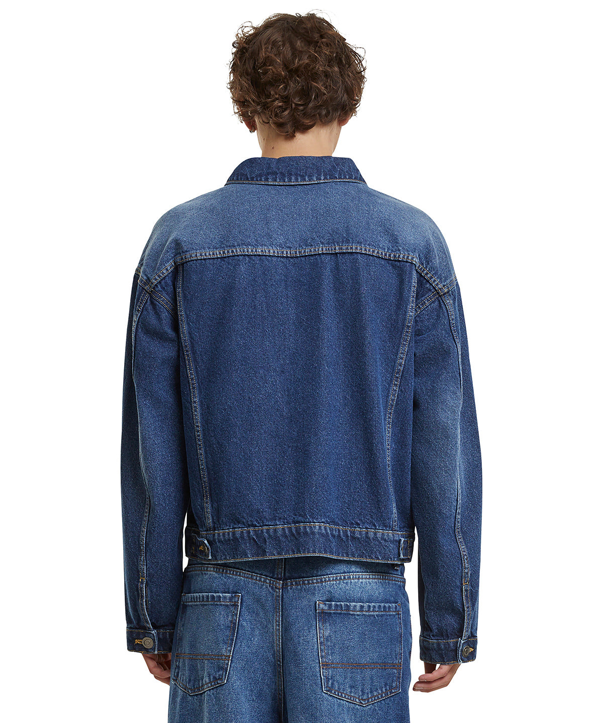 Heavy ounce boxy denim jacket