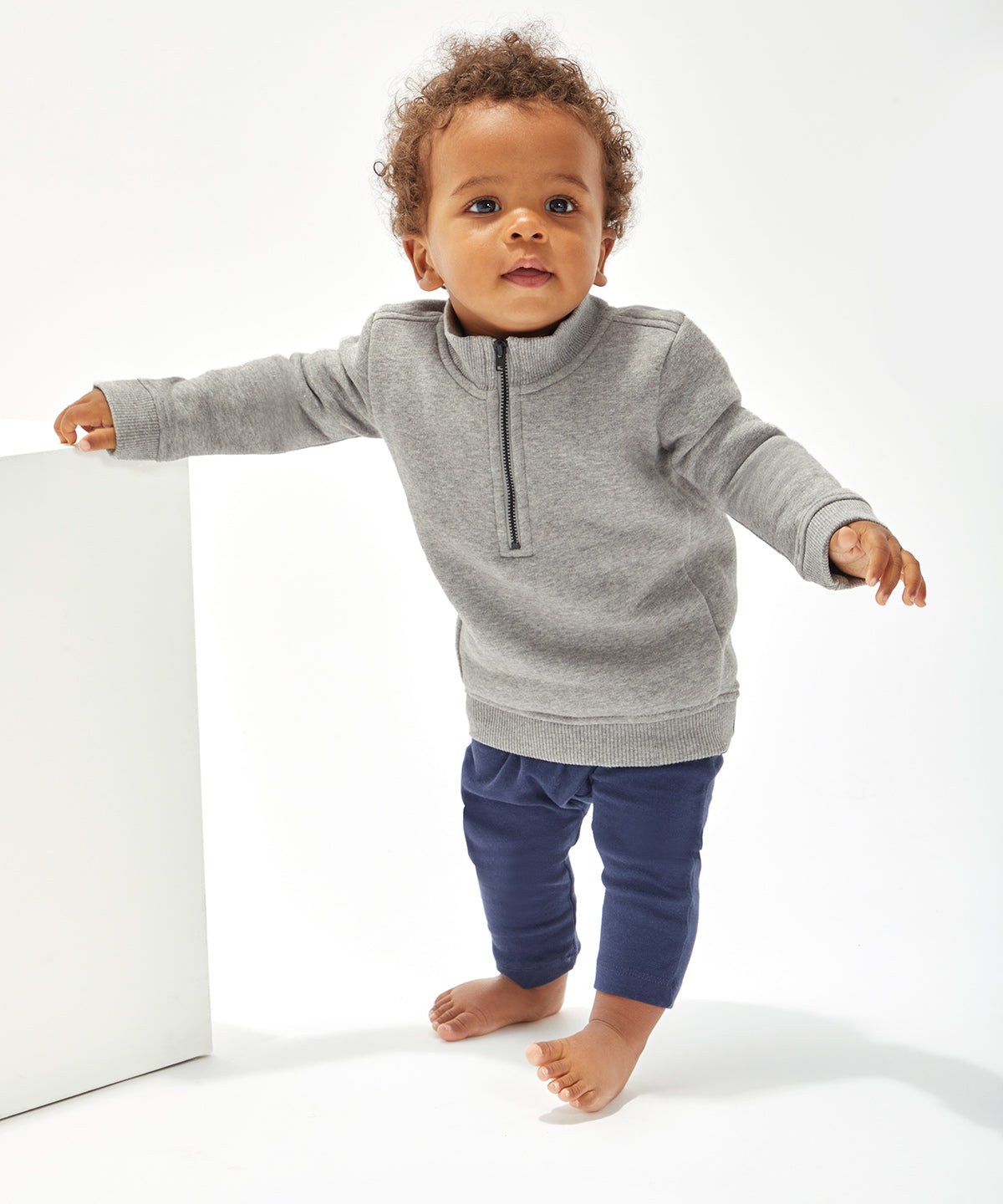 Baby ¼-zip sweatshirt
