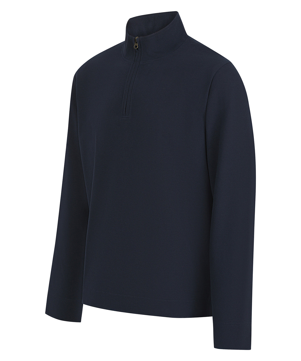 Premium piqué 1/4-zip top