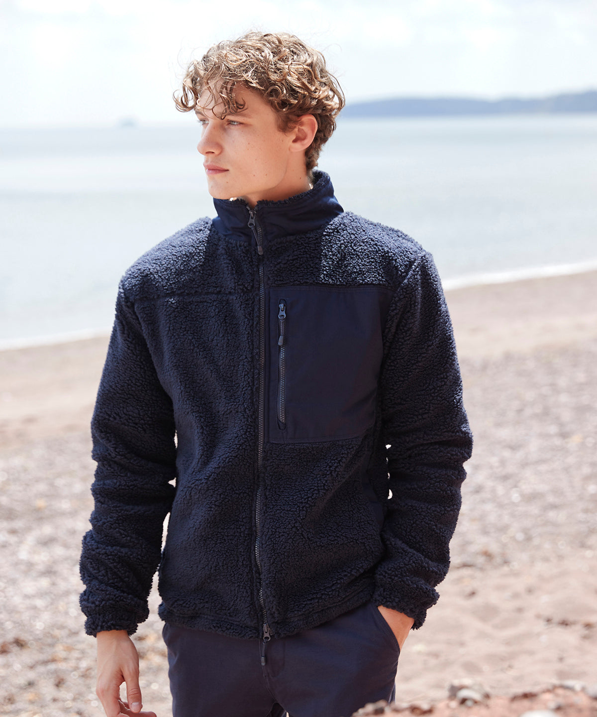 Recycled sherpa fleece