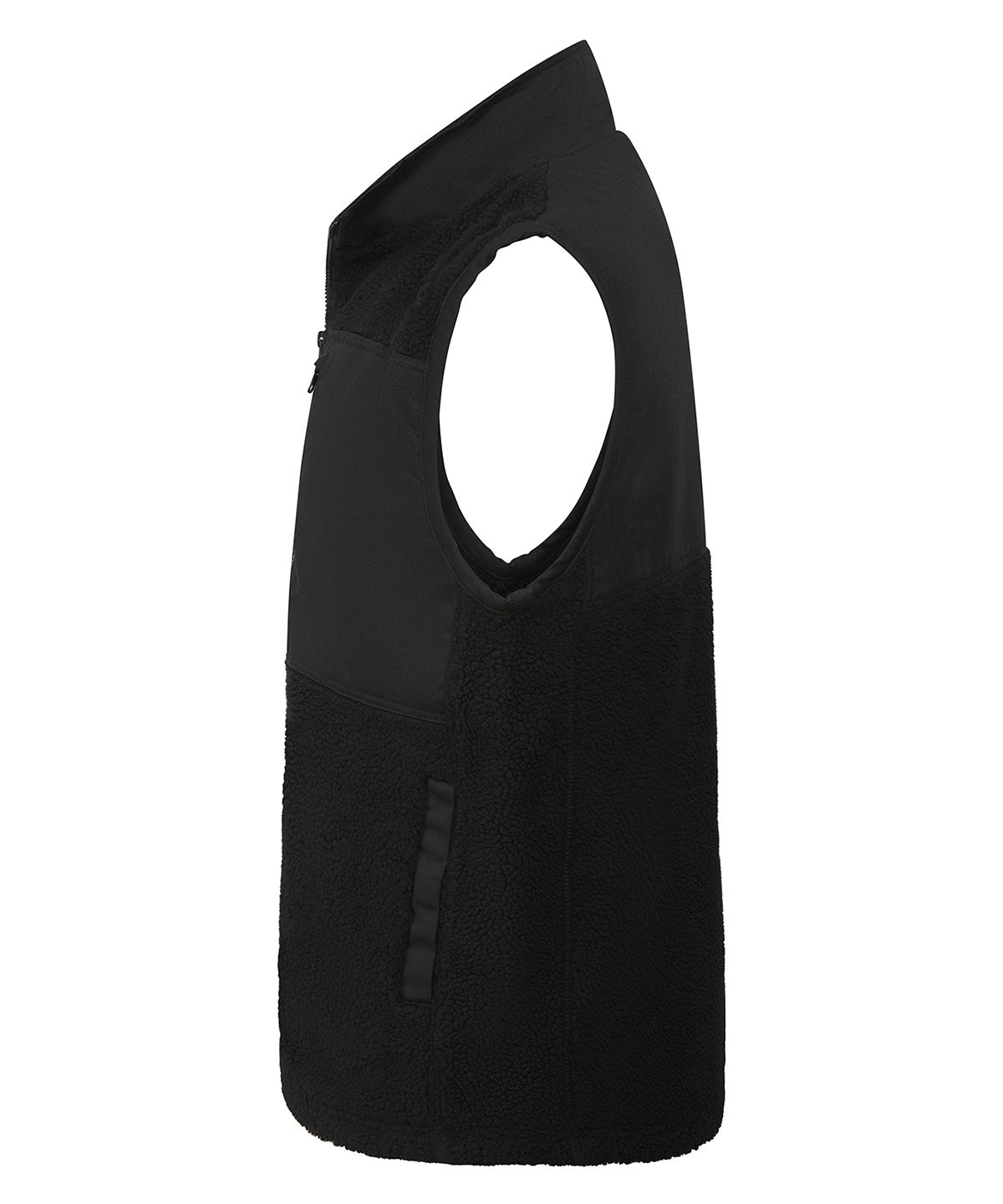 Recycled sherpa gilet