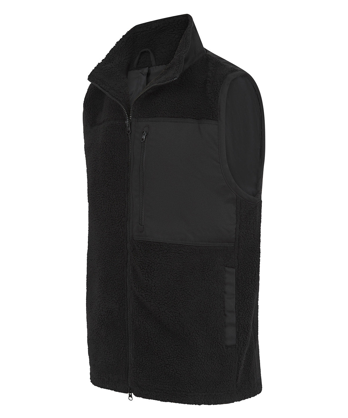 Recycled sherpa gilet