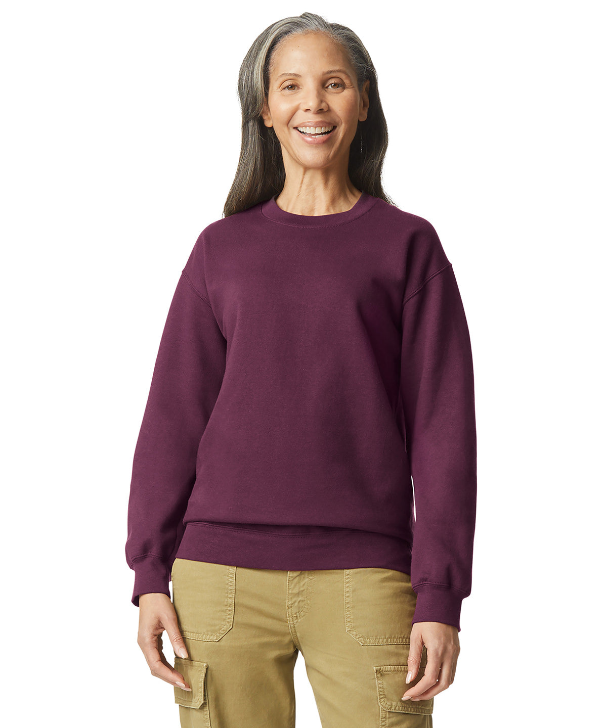Softstyle™ midweight fleece adult crew neck
