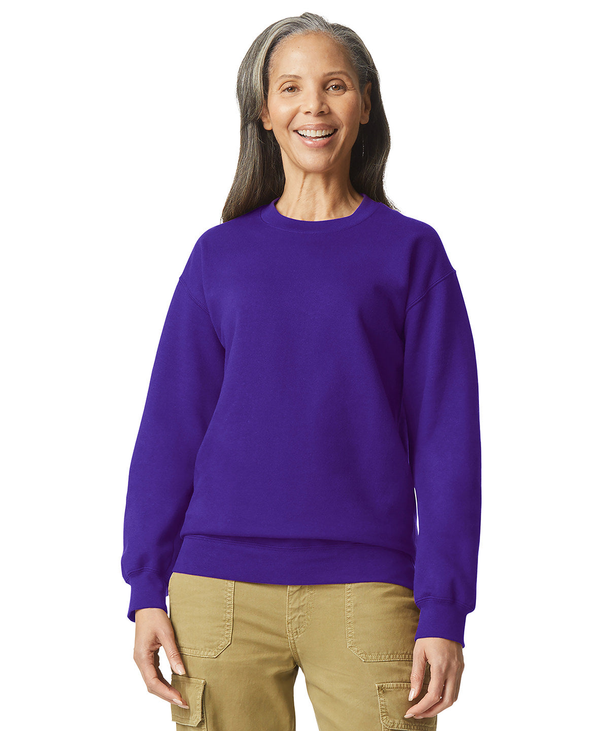 Softstyle™ midweight fleece adult crew neck