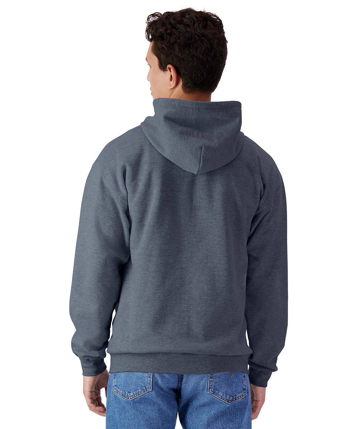 Softstyle™ midweight fleece adult full-zip hooded sweatshirt