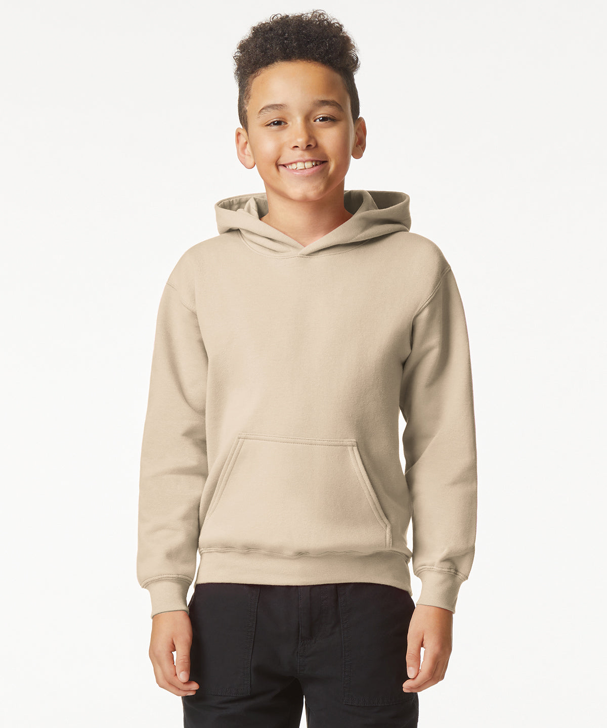 Softstyle™ midweight fleece youth hoodie