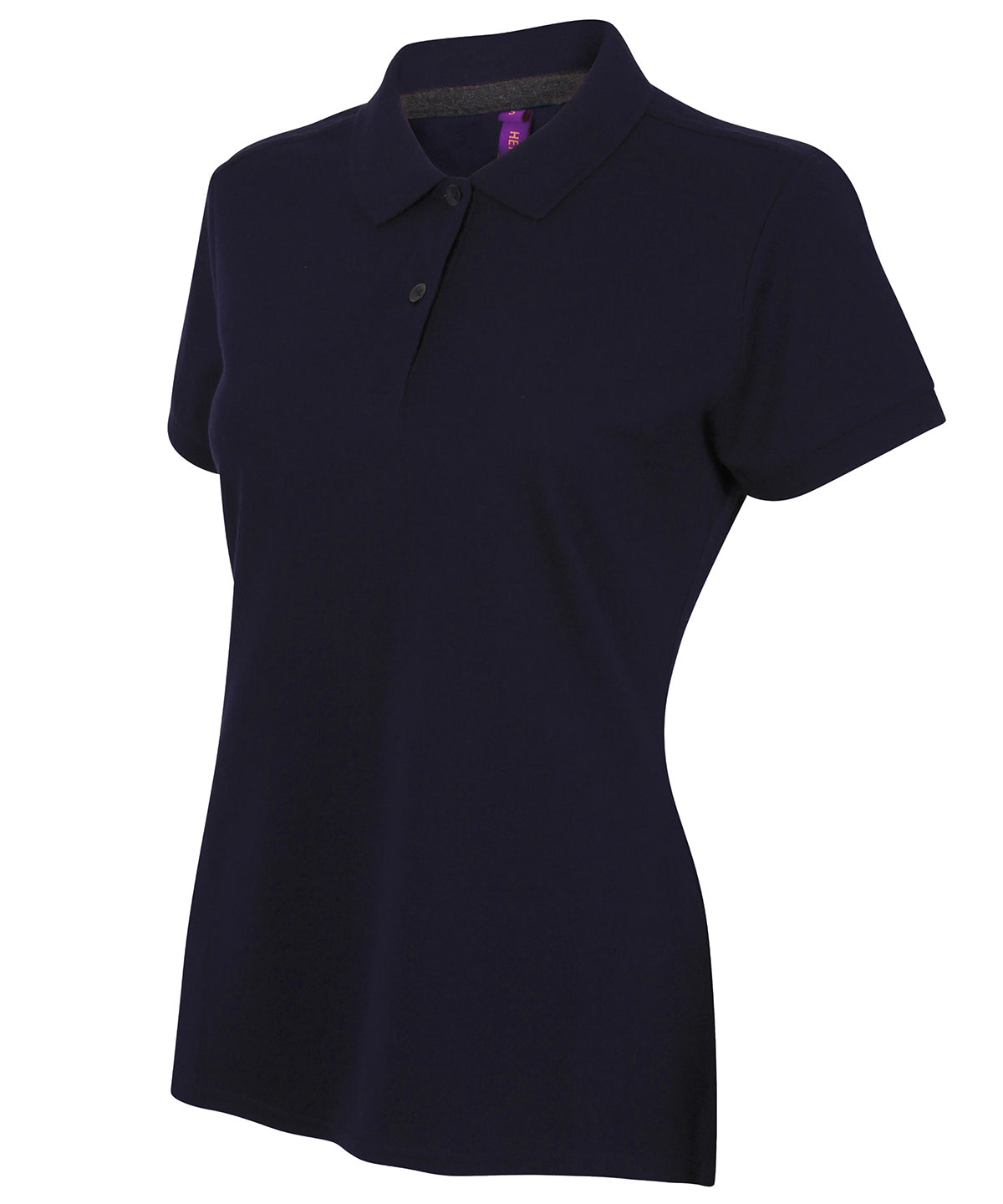 Women's micro-fine piqué polo shirt