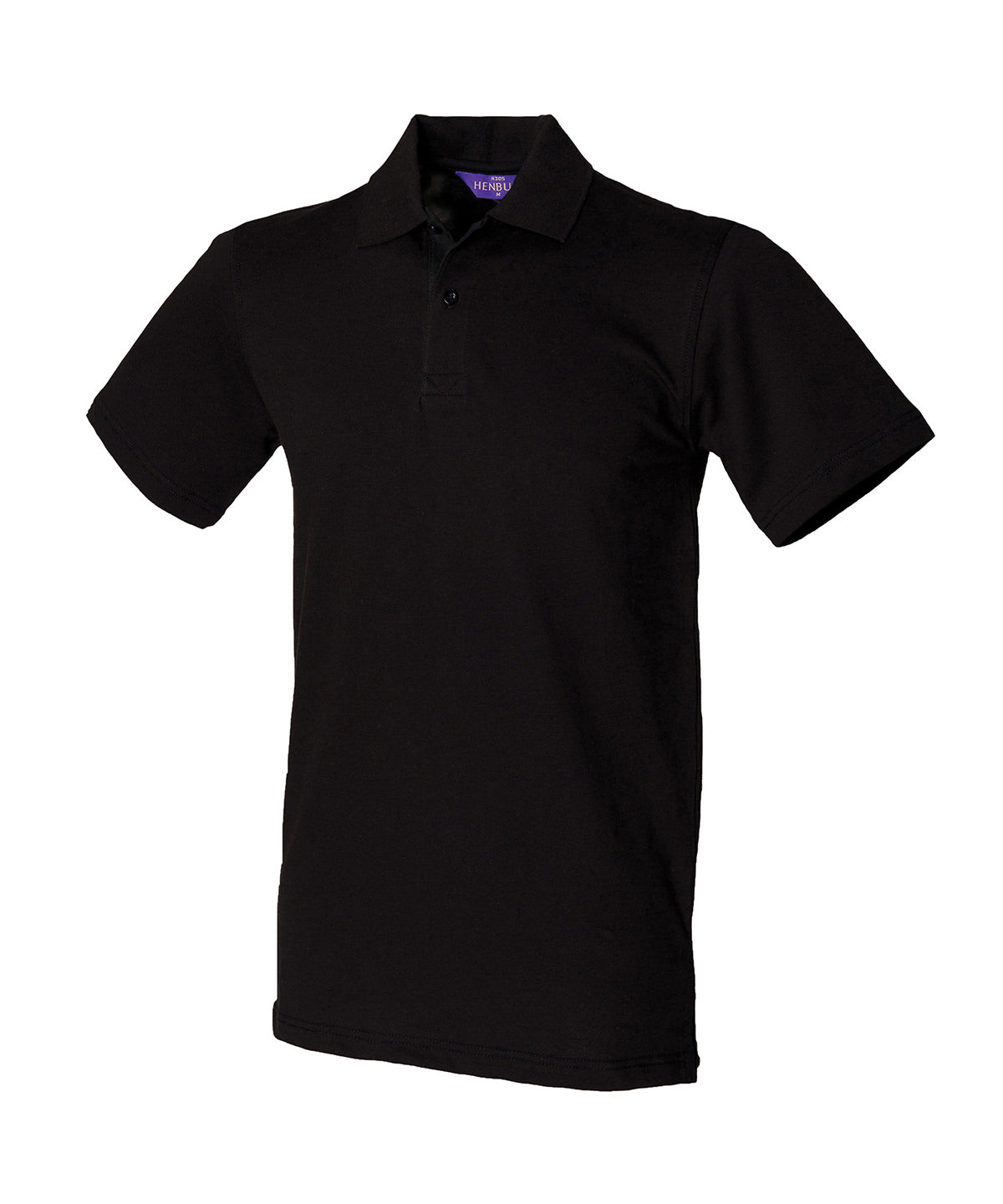 Stretch piqué polo shirt