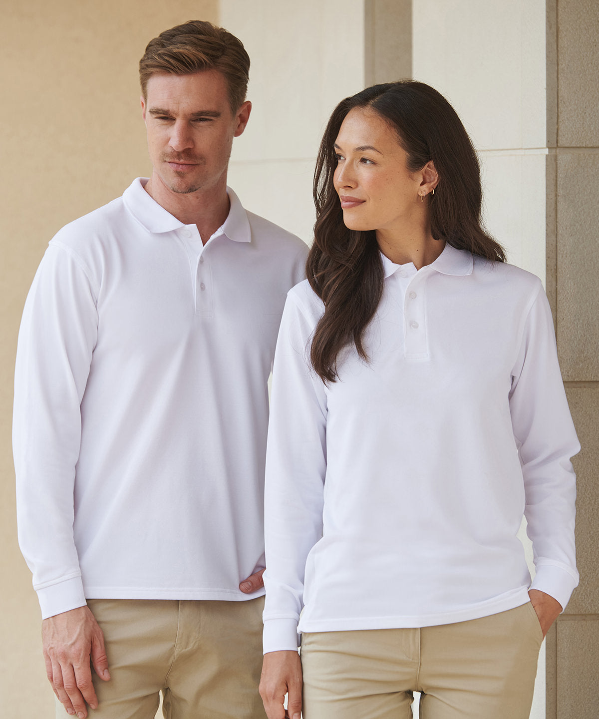 Long sleeve Coolplus® polo shirt