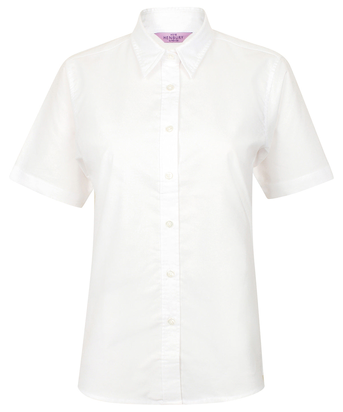 Women's short sleeve classic Oxford shirt
