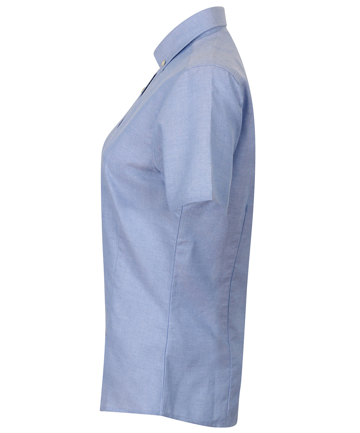 Women's modern short sleeve Oxford shirt