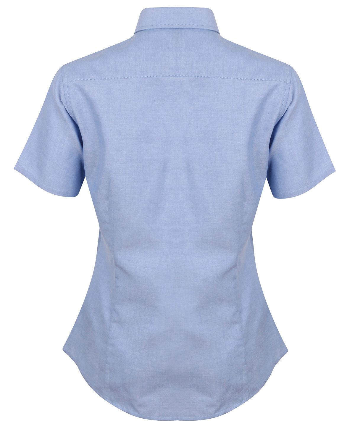 Women's modern short sleeve Oxford shirt