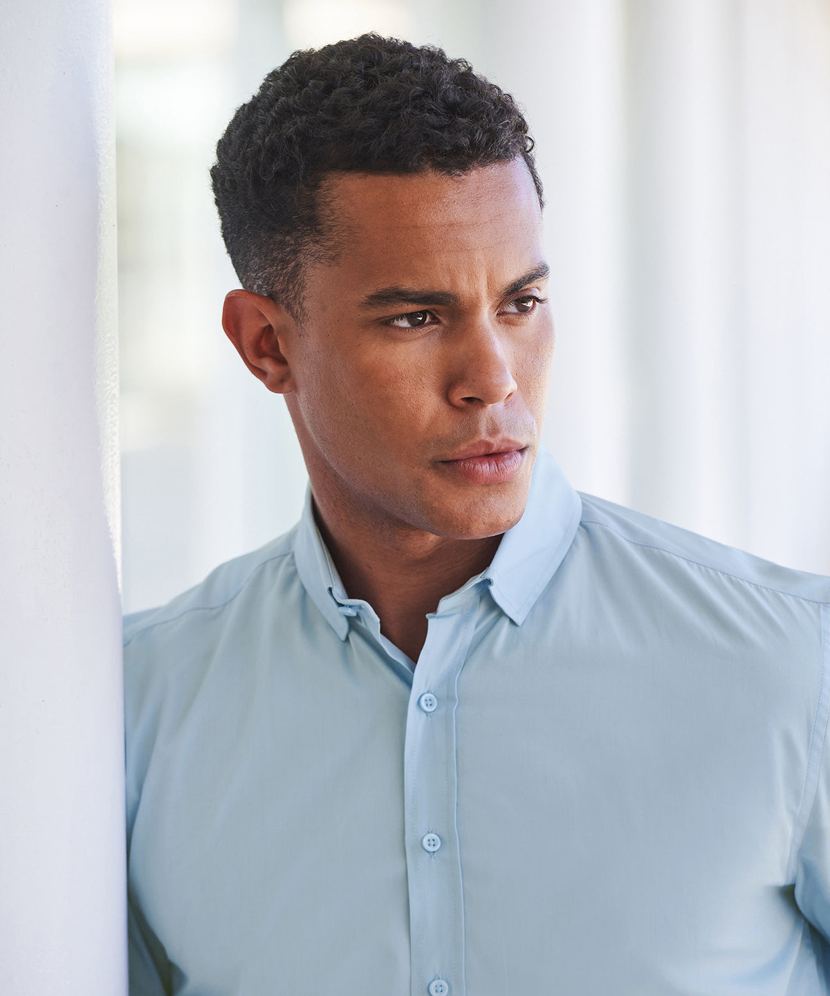 Long sleeve ‘cotton-feel’ Coolplus® shirt