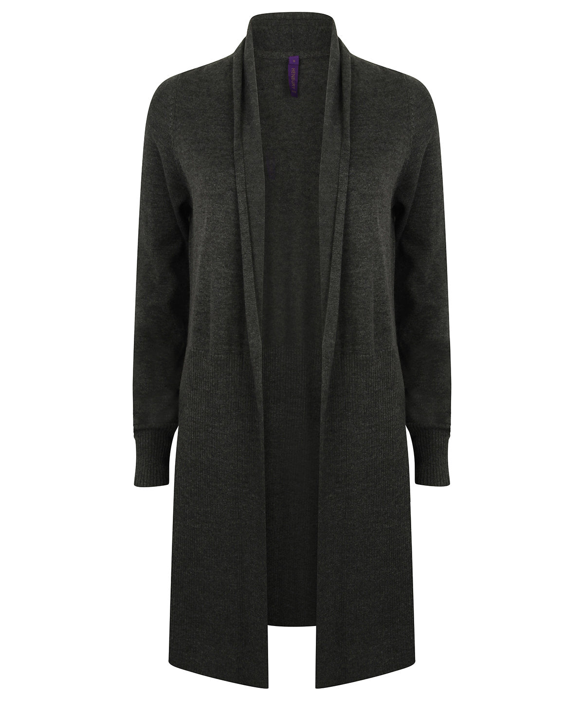Women's longline open cardigan