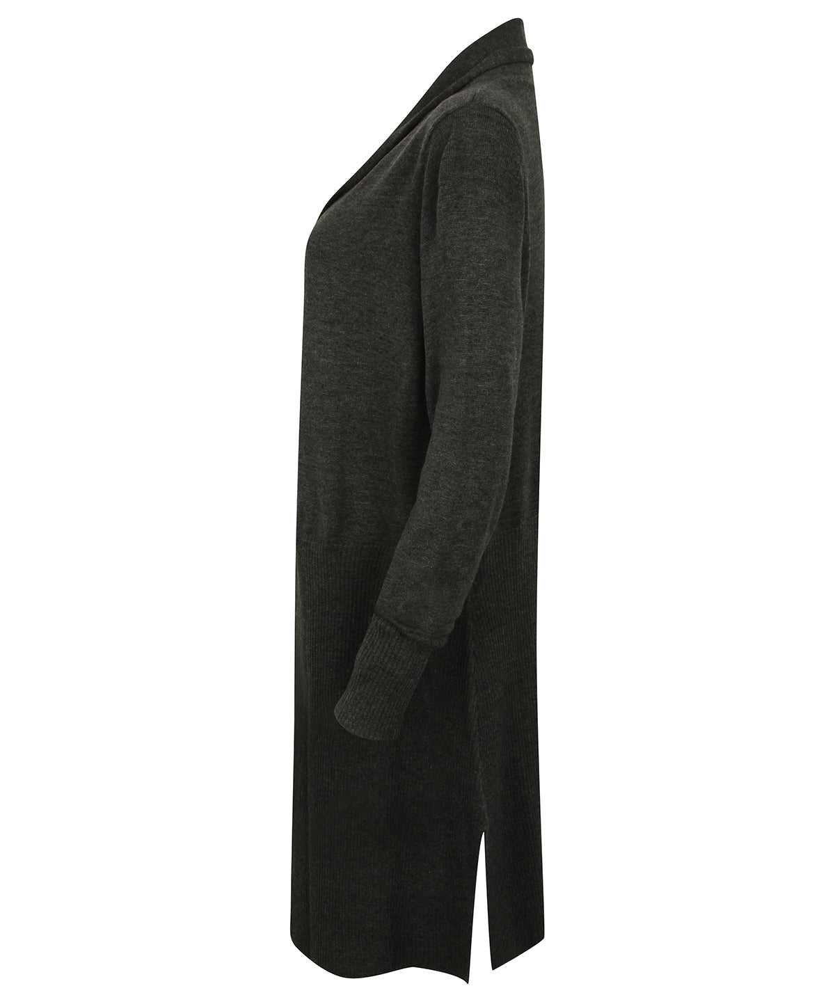 Women's longline open cardigan