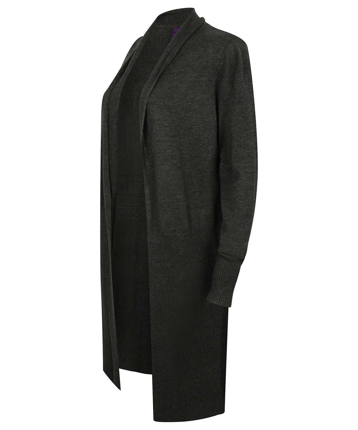 Women's longline open cardigan