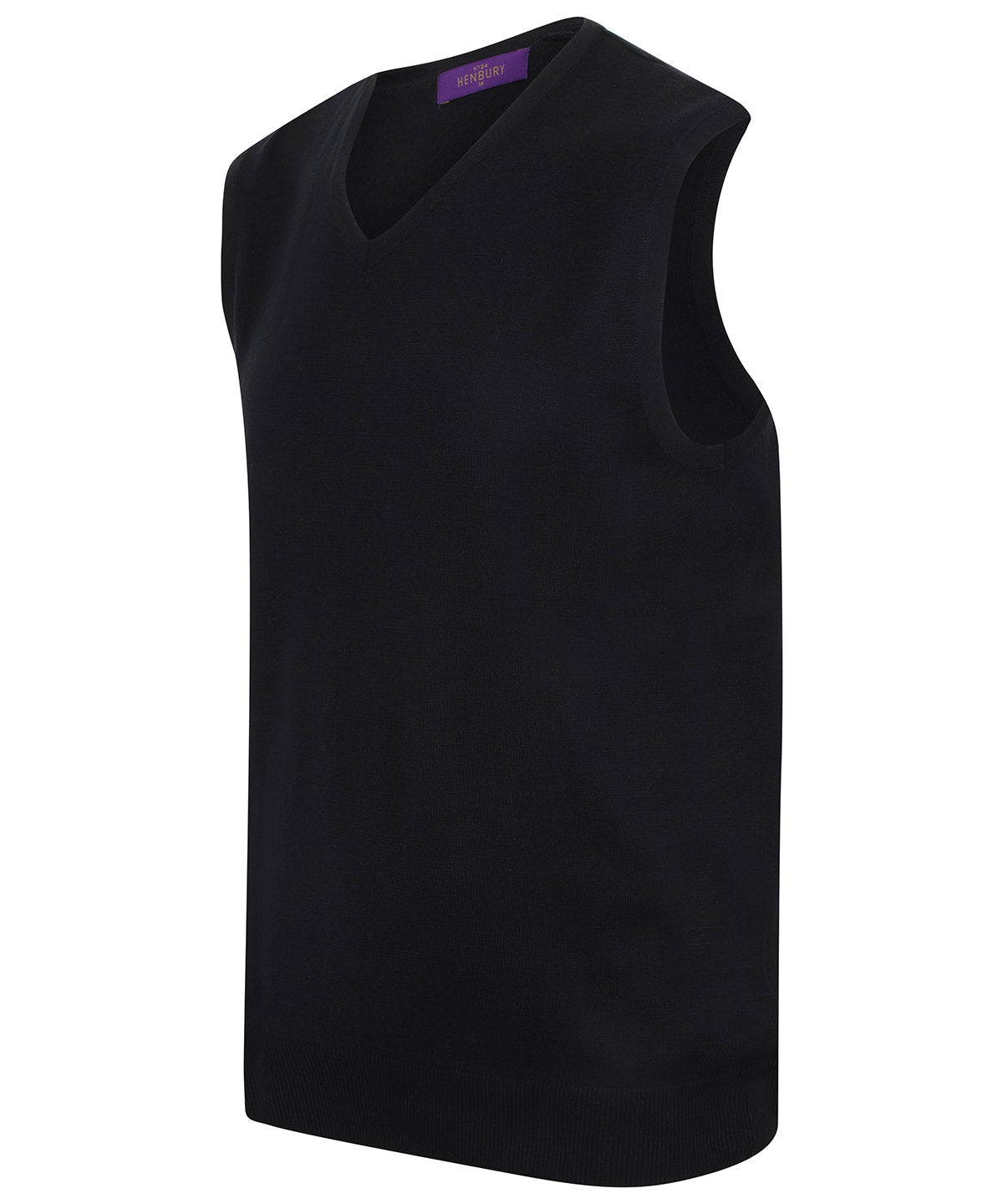 Sleeveless v-neck jumper