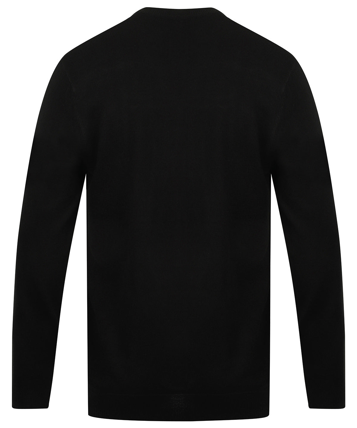 Cashmere touch acrylic v-neck jumper