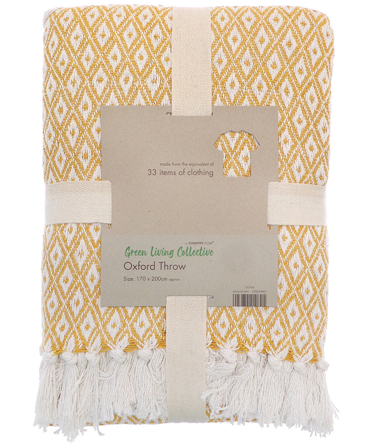 Oxford recycled throw