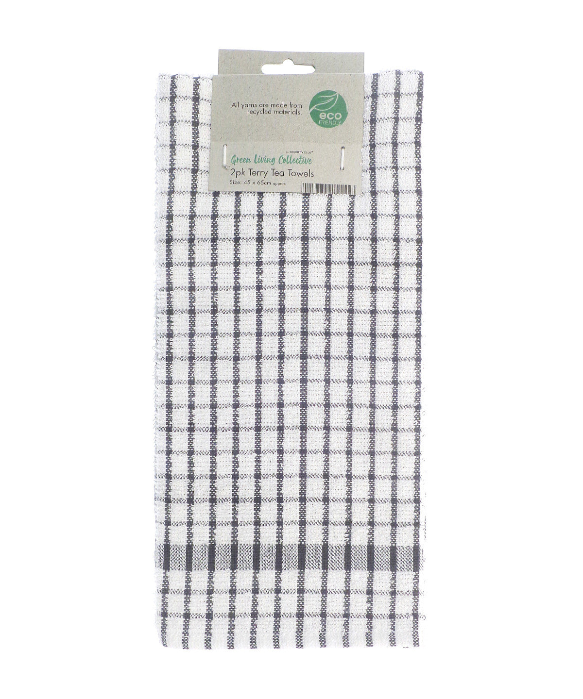 Recycled terry tea towels (2-pack)