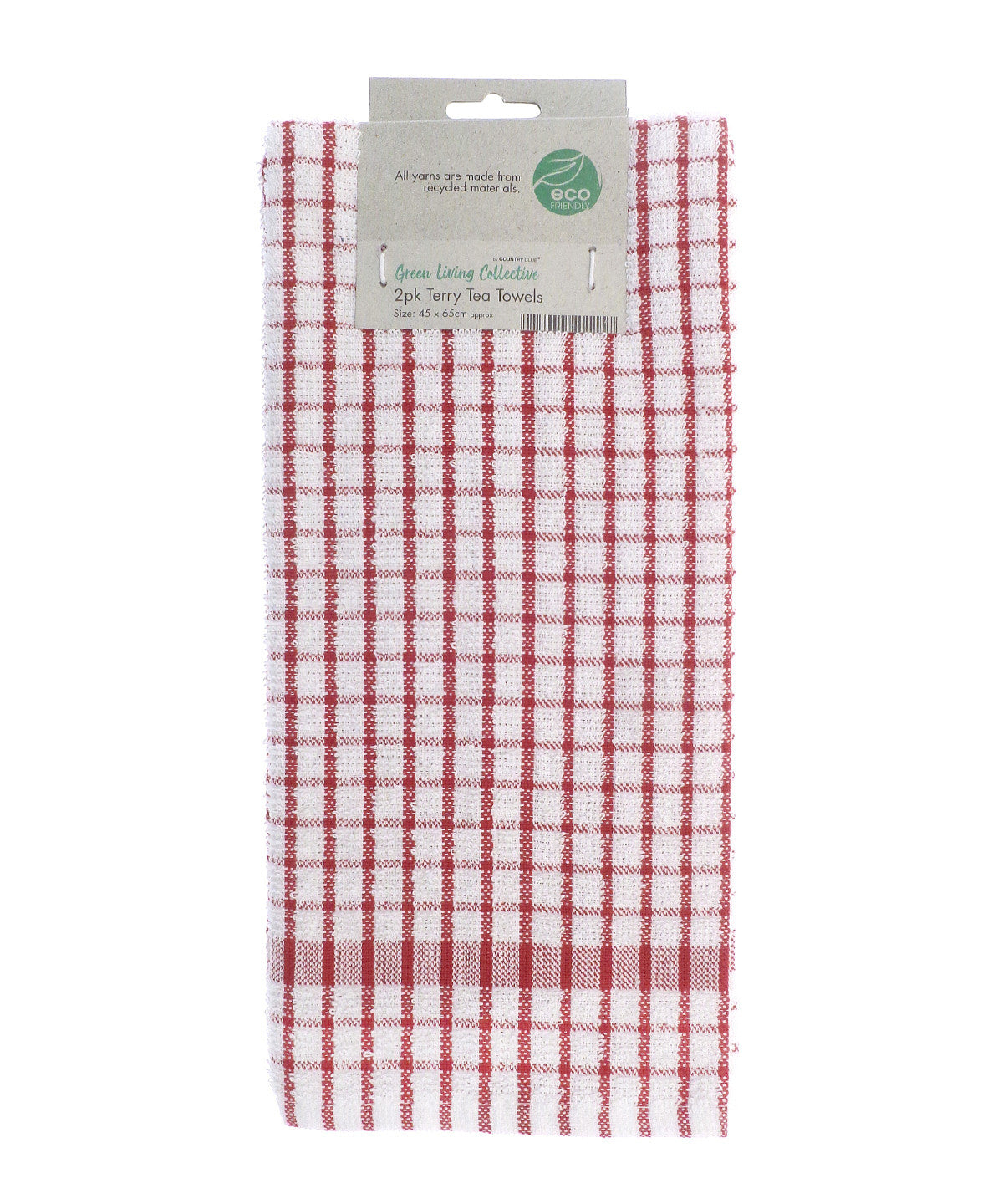 Recycled terry tea towels (2-pack)