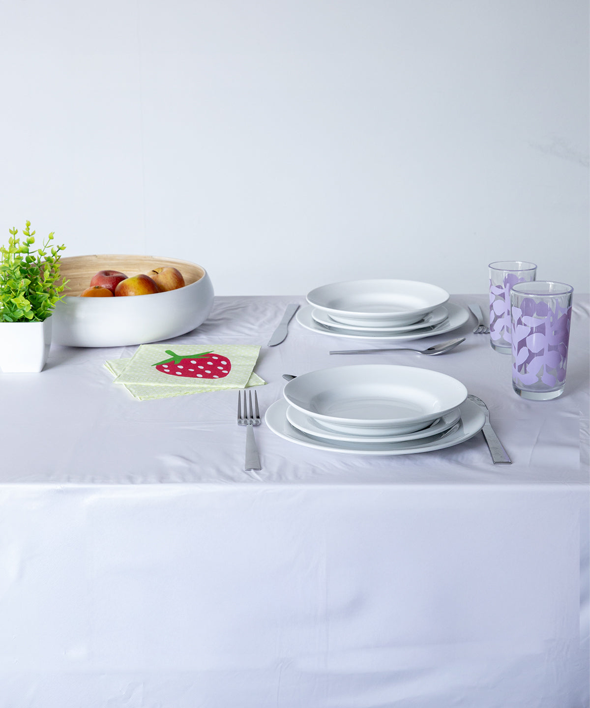 Wipe clean tablecloth