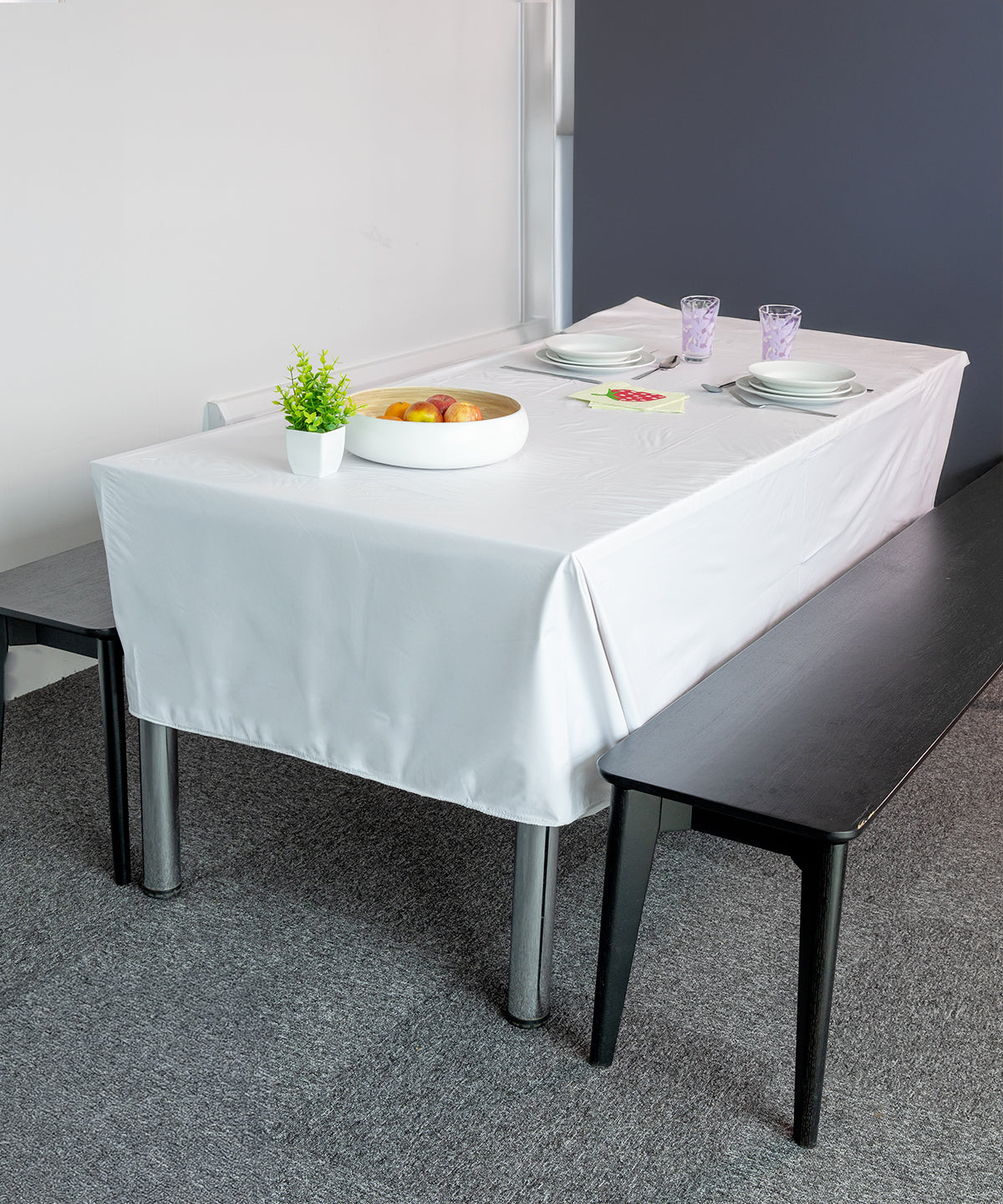 Wipe clean tablecloth