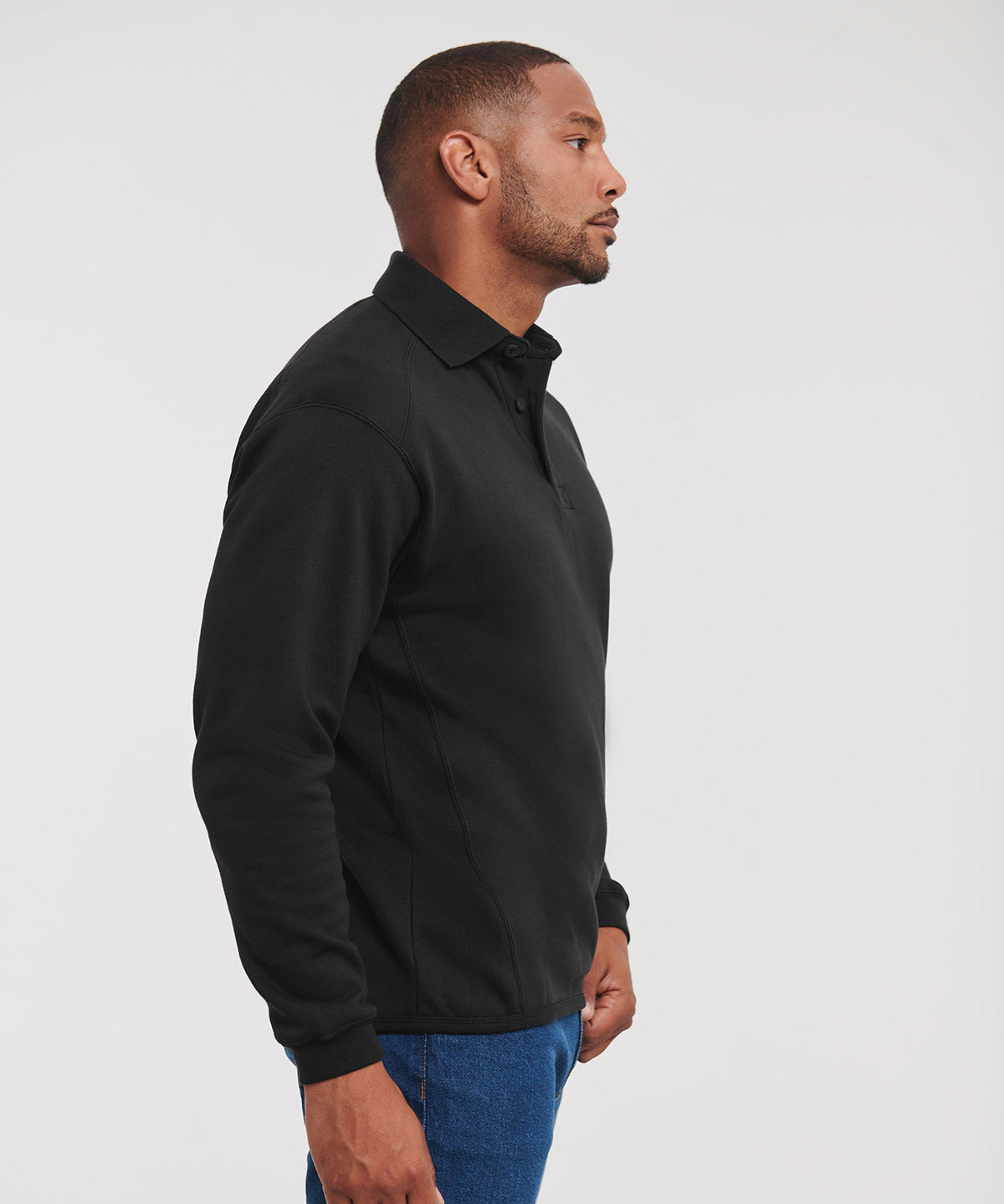 Heavy-duty collar sweatshirt