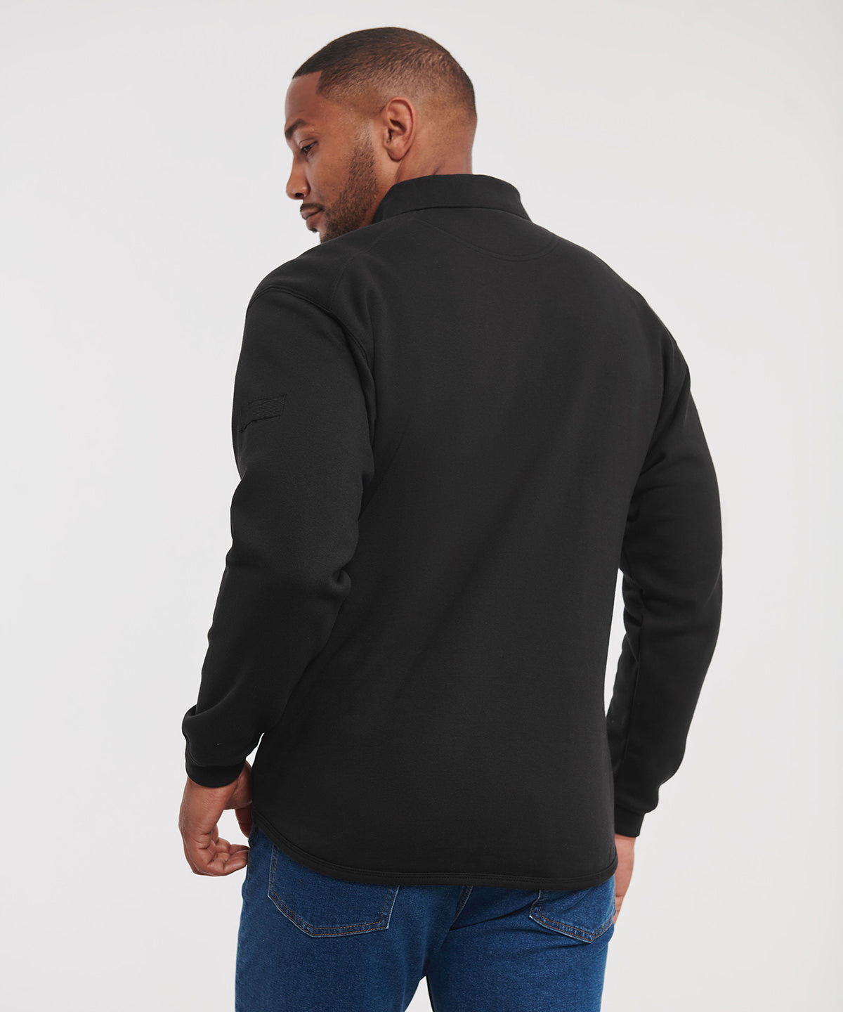 Heavy-duty collar sweatshirt