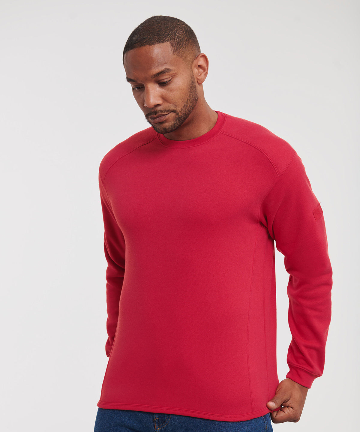 Heavy-duty crew neck sweatshirt