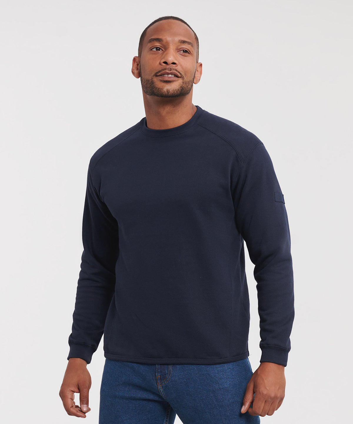 Heavy-duty crew neck sweatshirt
