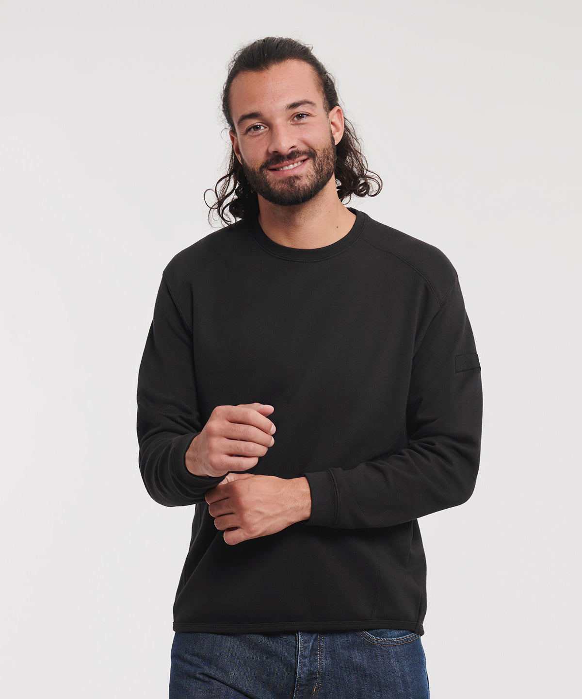 Heavy-duty crew neck sweatshirt