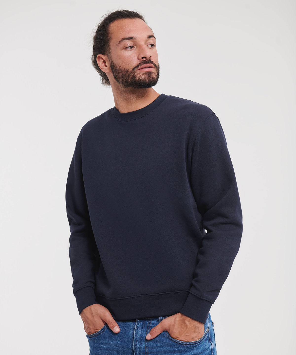 Set-in sleeve sweatshirt