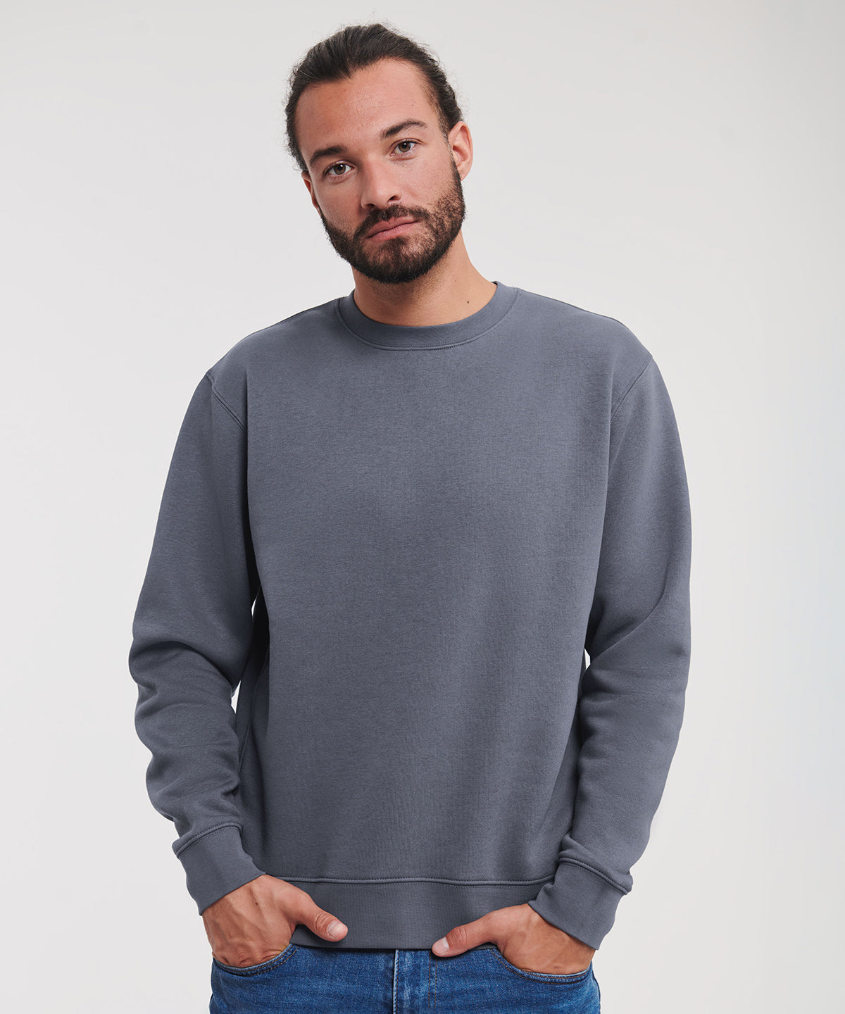 Set-in sleeve sweatshirt