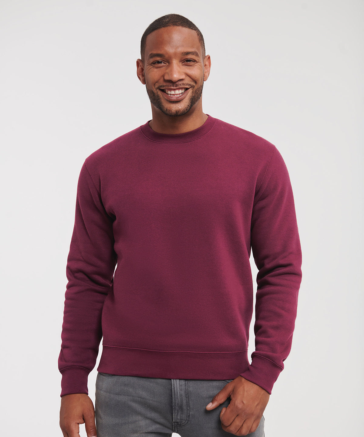 Set-in sleeve sweatshirt