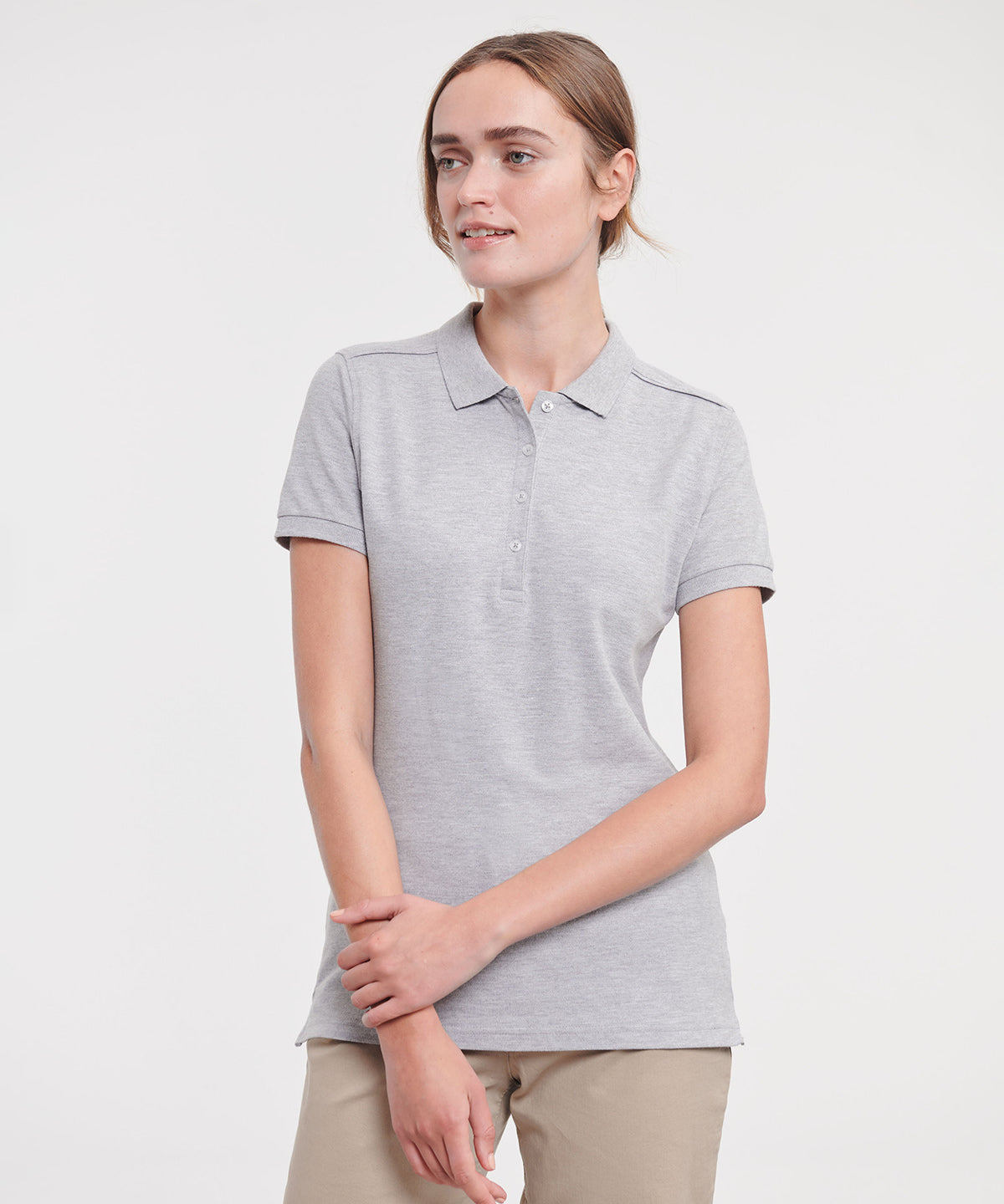 Women's stretch polo
