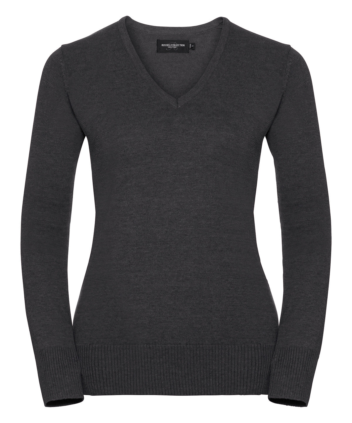 Women's v-neck knitted sweater