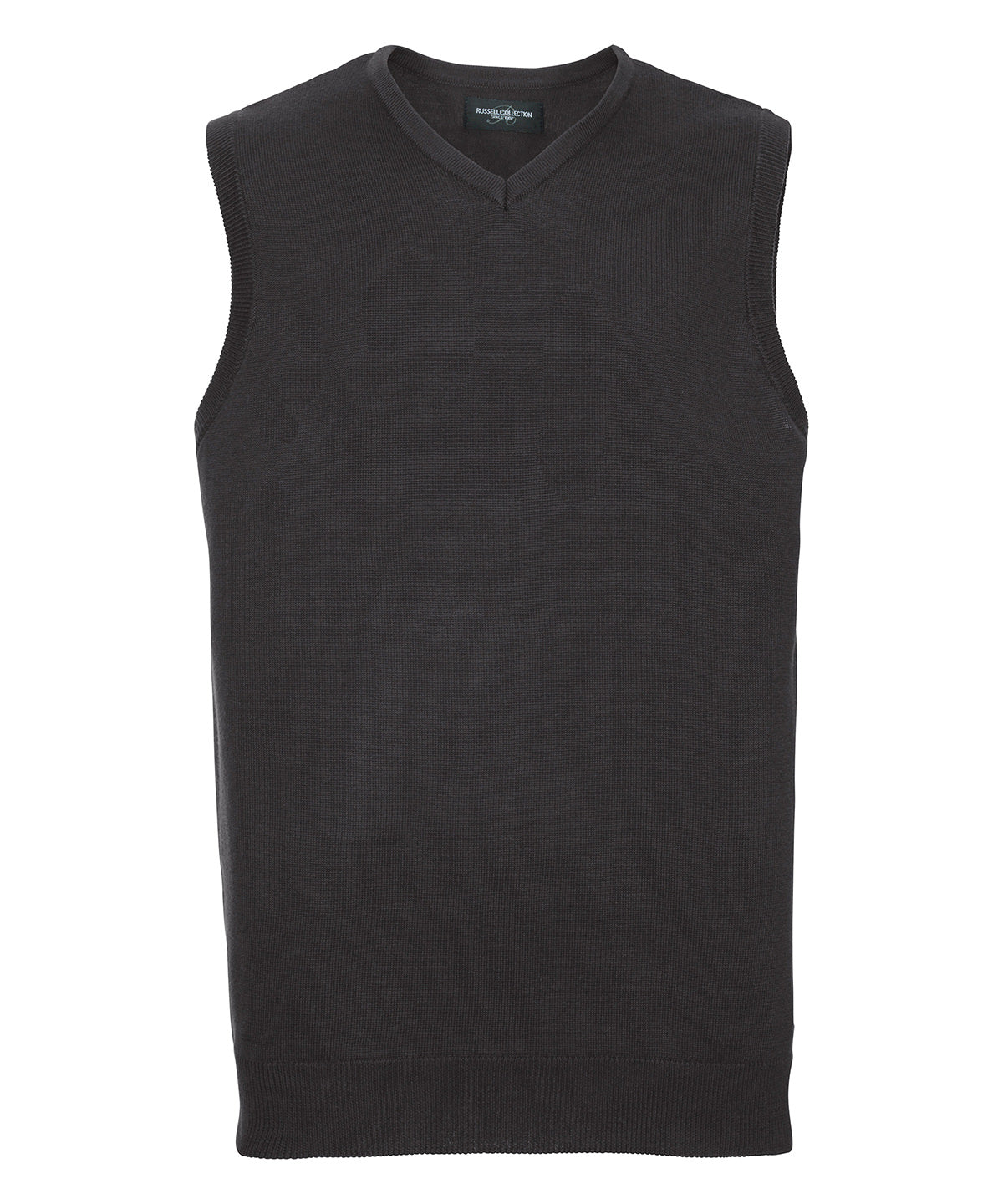 V-neck sleeveless knitted sweater