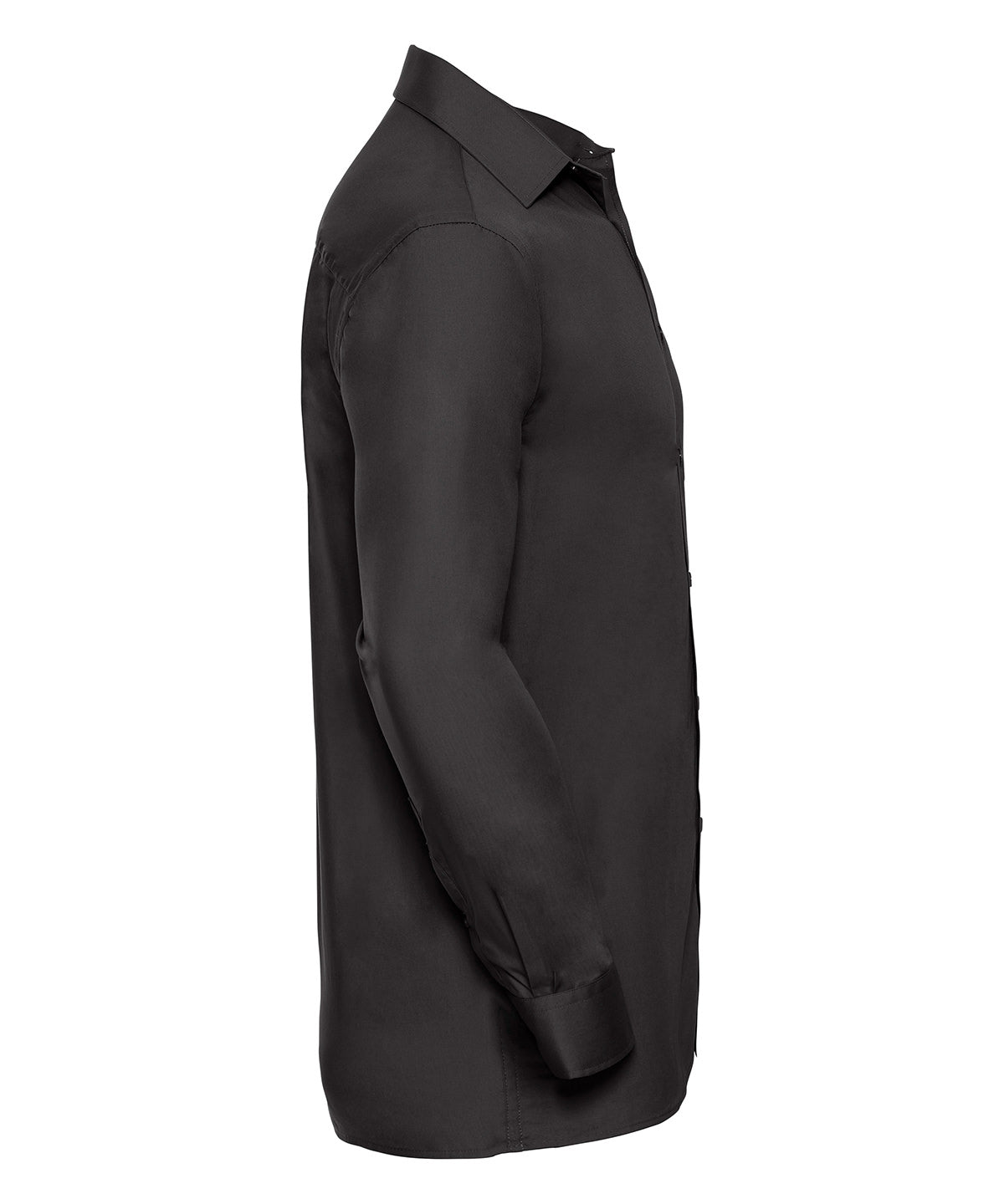 Long sleeve pure cotton easycare poplin shirt