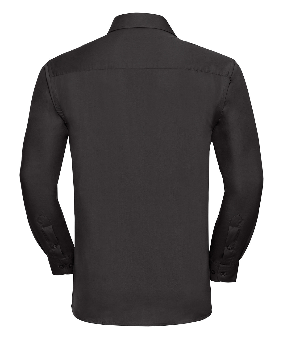 Long sleeve pure cotton easycare poplin shirt