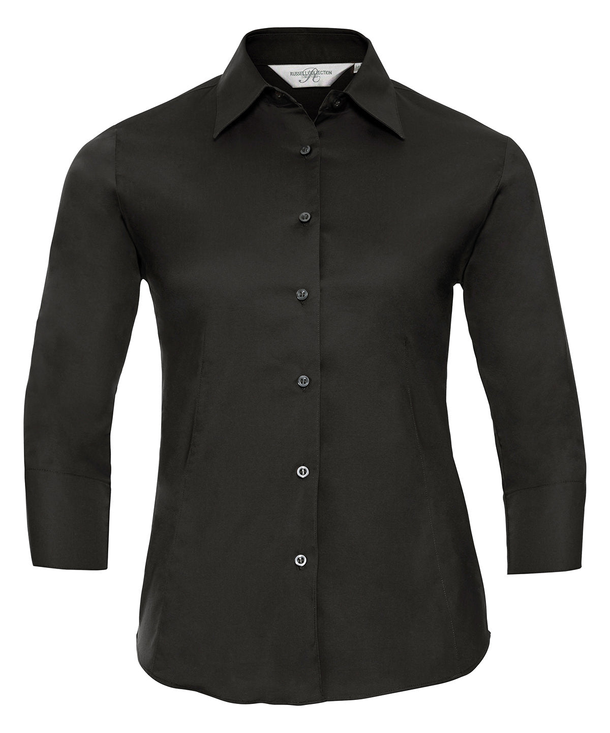 Women's ¾ sleeve easycare fitted shirt