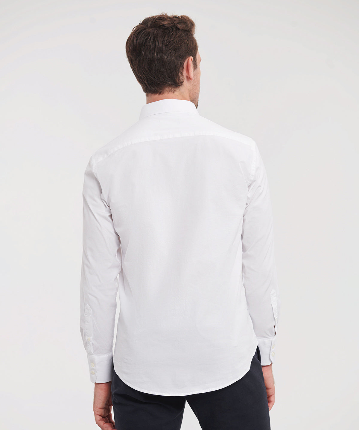 Long sleeve easycare fitted shirt